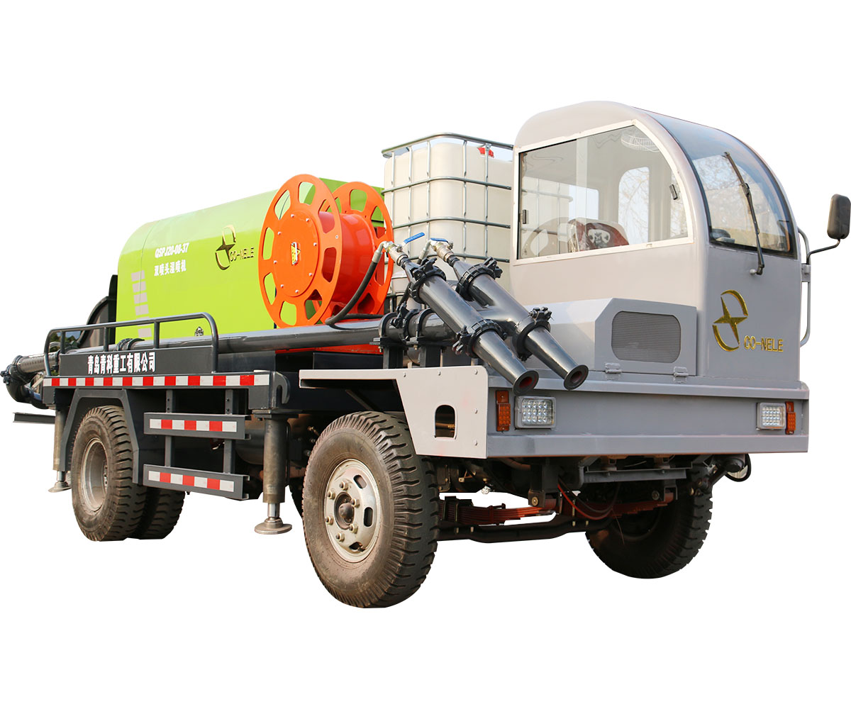 QSPJ-20車載式雙噴頭濕噴臺車