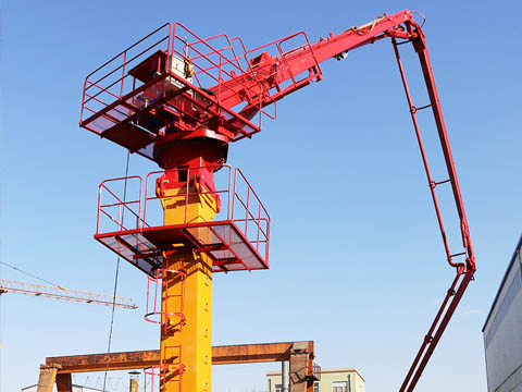 樓板頂升式液壓布料機